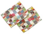 POTTERY BARN Standard Shams DENYSE SCHMIDT Patchwork Quilted Cotton SET of 2