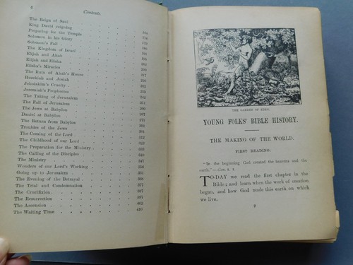 Young Folks' Bible History - by Charlotte Yonge - 1880 Hardcover - Picture 8 of 16
