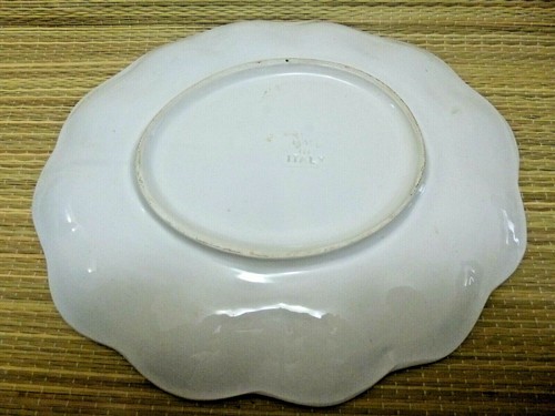 Egg Serving Plate, Appetizer  MADE in ITALY, 9 3/4" - Picture 3 of 4