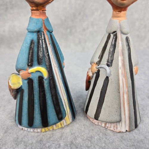 Mädchen mit Regenschirm Judit Bolgar Cottagecore Mid-Centry Ungarn Kunstkeramik Keramik - Bild 4 von 14