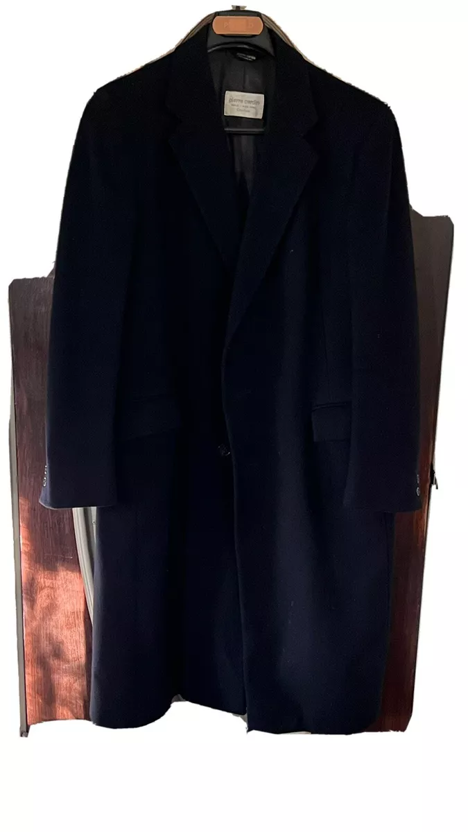 Pierre cardin wool coat sales