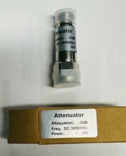Coaxial Attenuator 3dB DC-3GHz N type Connector 2W, like MicroLab AM-03N *NEW*