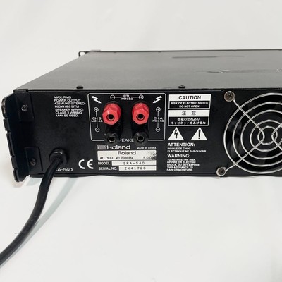ローランドSRA-540ラックマウント型ステレオパワーアンプ