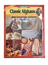 Classic Afghans California Country 25 Patterns, Instructions to Knit and Crochet