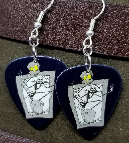 The Nightmare Before Christmas Jack Skellington Gitarren-Plektrum-Ohrringe - Bild 1 von 4