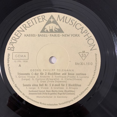 Flauto Dolce Telemann Schickhardt Pez Vinyl LP Duo Trio Sonatas Ferdinand Conrad - Picture 3 of 6