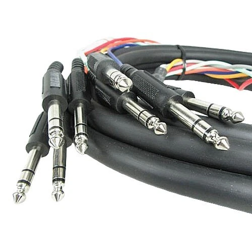 Cable Up SB405  XLRF- 1/4in TSR x 8, 5M(16.4ft) - New Old Stock, Free Ship - Image 3 of 4