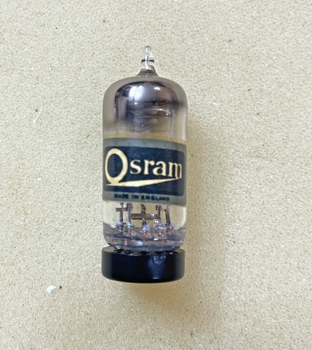 Osram B309 12AT7 black Welded plate Square Getter super rare NOS Tested One Tube - Picture 2 of 12