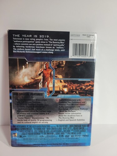 The Running Man DVD | 2004 Special Edition w/Slipcover Arnold Schwarzenegger - Picture 2 of 4