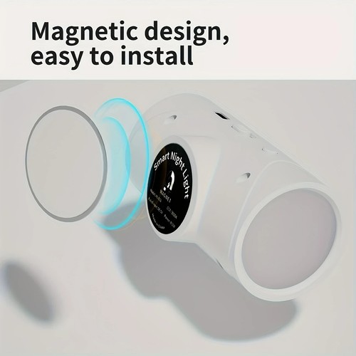 2Pcs LED Motion Sensor Night Lights Lamp Dusk to Dawn Hallway Kitchen Bathroom - Picture 3 of 8