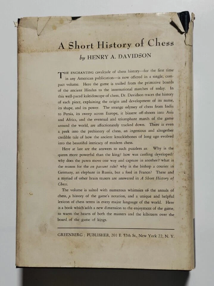 Jerome Salzmann - Chess Reader - The Royal Game in World Literature 1st ed 1949 - Image 2 of 4