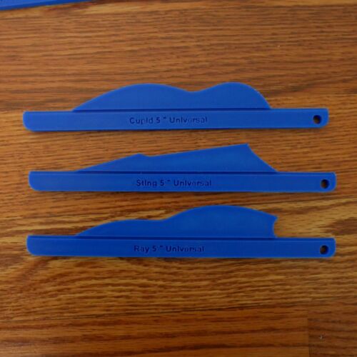 Archery Arrow Feather Fletching Templates 3D Printed Universal Wing 23 Shapes - Picture 27 of 43