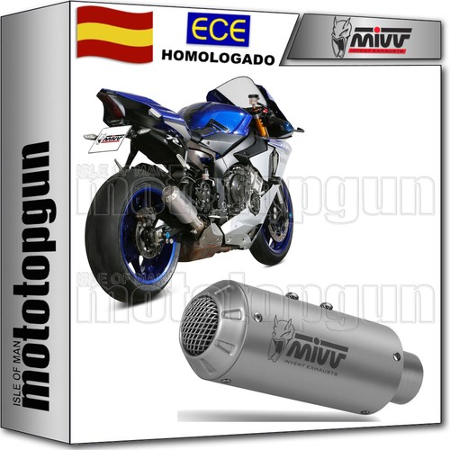 MIVV TUBO DE ESCAPE HOMOLOGADO CAT-OEM MK3 ACERO YAMAHA YZF 1000 R1 2022 22 - Imagen 1 de 4