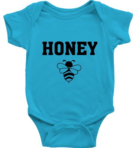 Honey Toddler Kids Tee T-Shirt Baby Bodysuit Clothes Gift Bee Sweet Honey Bee - Picture 26 of 36