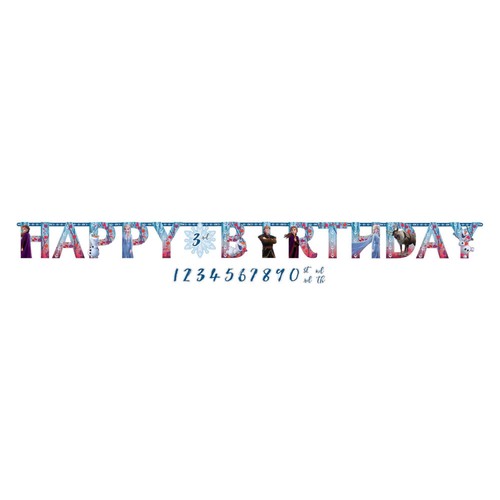 Disney Character Jumbo Add-An-Age Letter Banner - Picture 4 of 4