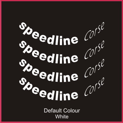 Calcomanías de rueda Speedline 2118 15/16" X8, vinilo, pegatina, coche, ruedas, N2043 - Imagen 1 de 2