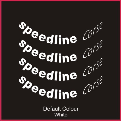 Speedline 2118 Wheel Decals 15/16" X8,Vinyl, Sticker ,Car, Wheels, N2043 - Afbeelding 1 van 2