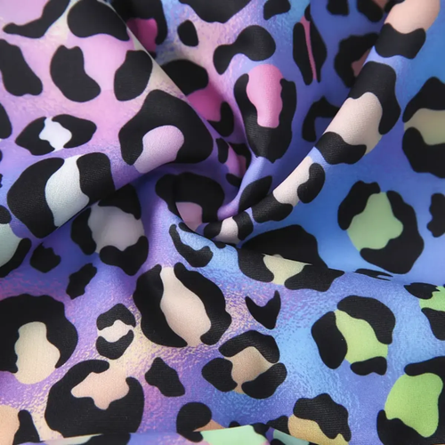 Girls Leopard Print Bathing Suit Swim Set | Size 3T - 7 | UPF 50+ Ratings - Picture 6 of 10