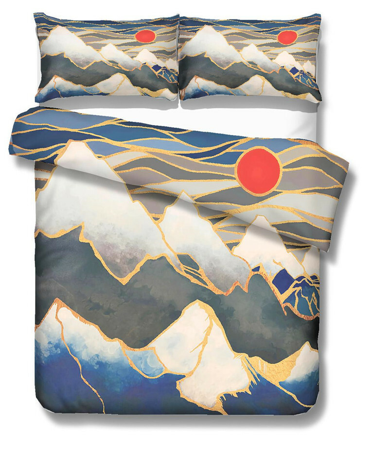 3D Sunrise Beautiful View Bedding Set Duvet Cover Quilt Cover Pillowcase 3D Sunrise Beautiful View Bedding Set Duvet Cover Quilt Cover Pillowcase