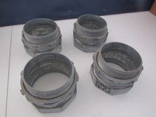 New Surplus Lot of 4 Arlington 3" AL/ EMT /IMC/ Rigid Coupling Set Screw Type