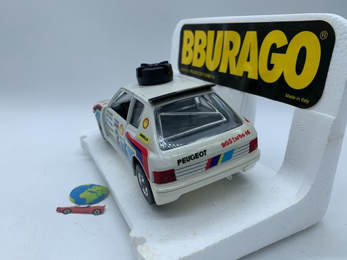 Bburago Peugeot 205 Turbo 16, scala 1:24 - 1:25, (2746), vintage - Foto 4 di 5