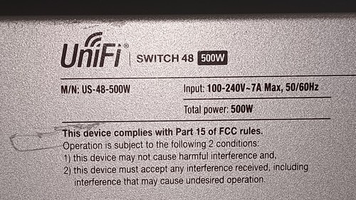 Ubiquiti UniFi US-48-500W Managed 48-Port (RJ-45) PoE 1U Gigabit Switch - Photo 9/12