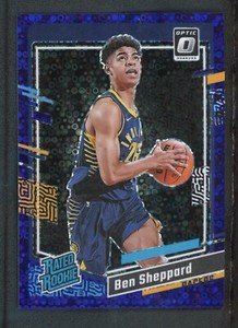 2023-24 BEN SHEPPARD 53/99 PANINI DONRUSS OPTIC DISCO PURPLE RATED ROOKIE RC