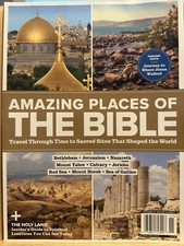 Amazing Places of the Bible Centennial Magazine 2020 Calvary Red Sea Galilee