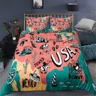 Linen Single/Double/Queen/King Size Bed  Doona/Duvet/Quilt Cover Set Boat Texas