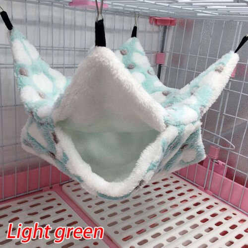 Hamster Squirrel Hammock Plush Warm Hanging Cage Nest Bed House Pets Toy Acces - Picture 16 of 19
