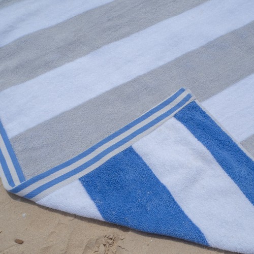 Reversible Beach Towel, Oversized 35x70, Thick 600 GSM, Striped Color Options - Picture 6 of 84