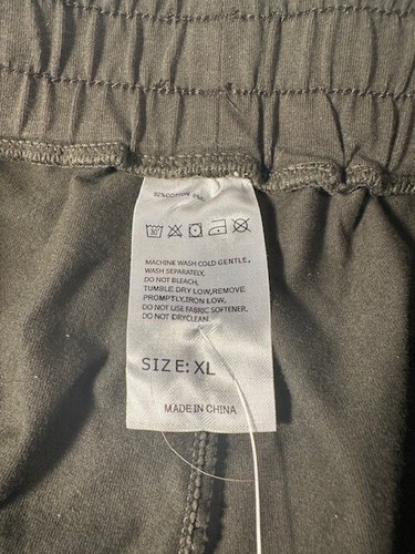 Viodia Women's Bermuda 10" Long Shorts with Pockets Cotton Dark Gray/Green XL - Picture 10 of 13