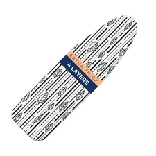 happhom Ironing Board Cover and Pad Extra Thick Heavy Duty Padded 4 Layers Non
