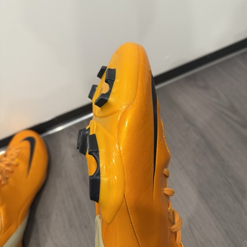 Botas de fútbol Nike Mercurial Vapor talla 12 EE. UU. Raras 2007 Modelo Naranja - Imagen 11 de 17