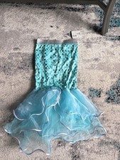 Disney Princess Ariel Mermaid Skirt Dress Up Halloween Costume Cosplay Child 4-6