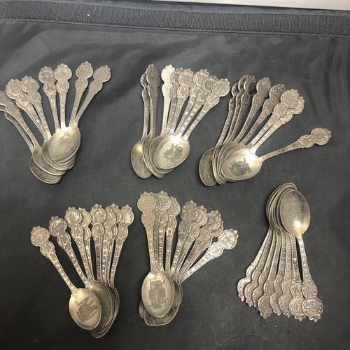51-STATES AMERICAN COLLECTORS GUILD HERITAGE COLLECTION SPOON COLLECTIBLES SET