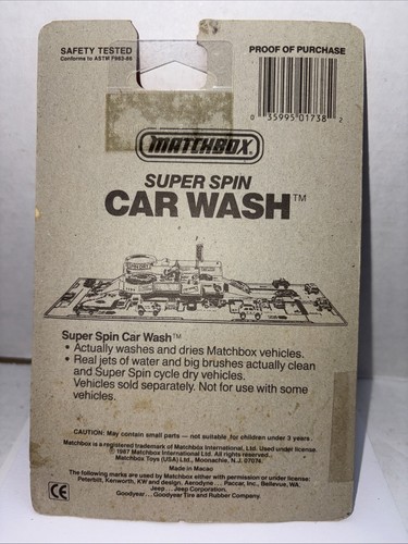1987 Matchbox MB38 Model A Truck "Matchbox speed shop" Super Spin Car Wash - Picture 2 of 2