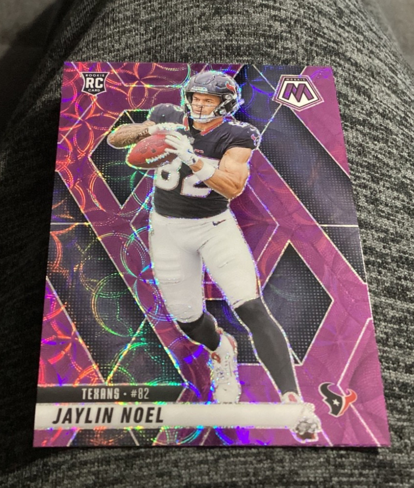 2025 Panini Mosaic (Purple Scope) #373 Jaylin Noel