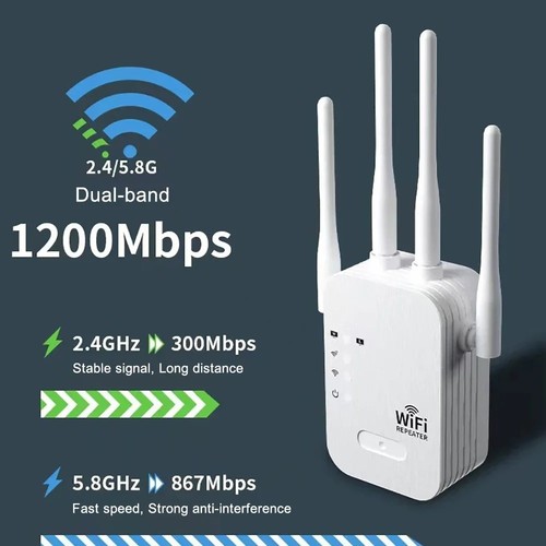 WiFi Router Wireless Extender Booster Dual-band Network Amplifier Long Range - Picture 4 of 8
