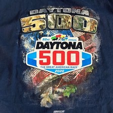NASCAR Men's T-shirt Size: XL Color: Blue Daytona 500 2020