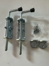 H D Spring Loaded Latch Pin Galvanized Steel Sliding Barrel Bolt Latch 8.6"