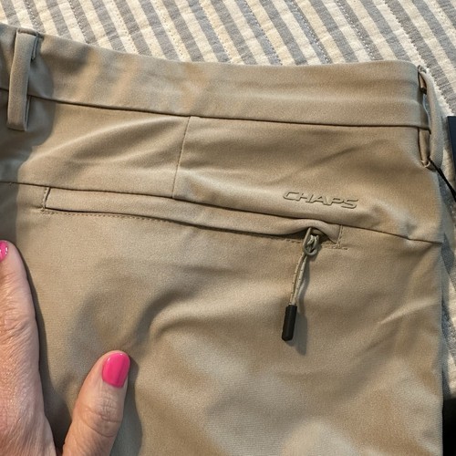 Chaps Golf Performance Chino Hampton Khaki Herren 40x30 Stretch Feuchtigkeitsableitend - Bild 6 von 8
