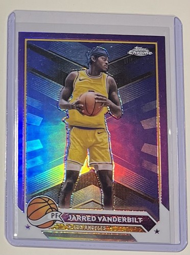2023-24 Topps Chrome #163 Jarred Vanderbilt Purple /349
