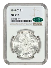 1884-CC $1 NGC/CAC MS64+ - Morgan Dollar
