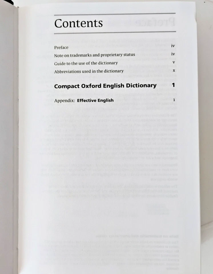 Compact Oxford English Dictionary- Hardcover Single Volume - Image 4 of 4