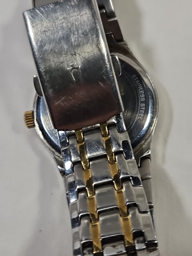 B340 Bulova Accutron Herrenuhr Day Date Teile oder Reparatur Edelstahl " - Bild 4 von 7