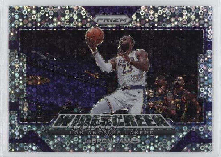 2021-22 Panini Prizm Widescreen Fast Break Prizm LeBron James #10 04dh