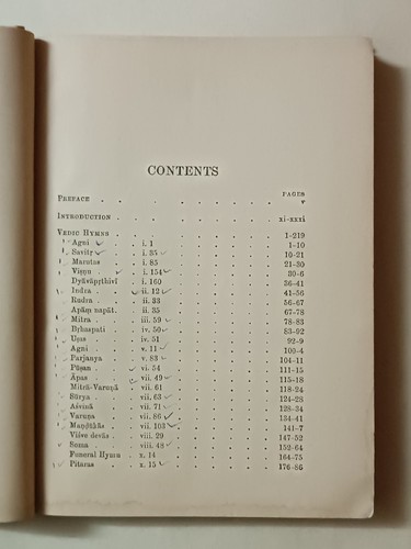 INDIA RARE:A VEDIC READER FOR STUDENTS BY ARTHUR ANTHONY MACDONELL ENGLISH 1957 - Picture 4 of 13