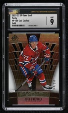 2021 SP Game Used Purity Rookies Gold /150 Cole Caufield #P-100 CSG 9 Mint 0pz2