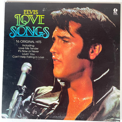 ELVIS PRESLEY Love Songs Vinyl LP 1981 K-Tel VG+